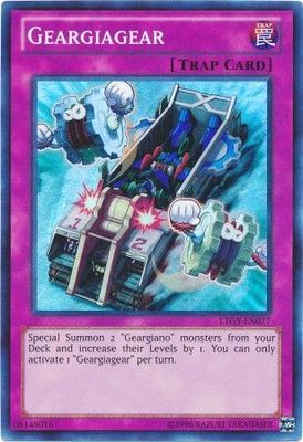Geargiagear - LTGY-EN077 - Super Rare Unlimited Lord of the Tachyon Galaxy Unlimited Singles