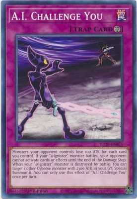 A.I. Challenge You - LIOV-EN076 - Common 1st Edition Lightning Overdrive: LIOV 1st Edition Singles