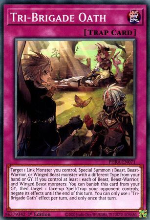 Tri-Brigade Oath - PHRA-EN071 - Common 1st Edition Phantom Rage 1st Edition Singles [PHRA]