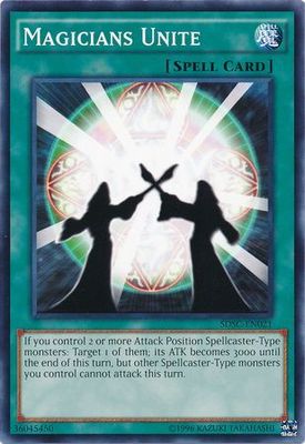 Magicians Unite - SDSC-EN021 - Common Unlimited Structure Deck: Spellcaster&#39;s Command Unlimited Singles