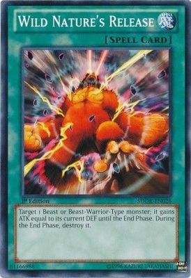 Wild Nature&#39;s Release - SDOK-EN026 - Common 1st Edition Structure Deck: Onslaught of the Fire Kings [SDOK]