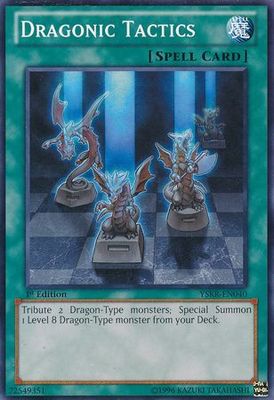 Dragonic Tactics - YSKR-EN040 - Common Unlimited Starter Deck: Kaiba Reloaded Unlimited Singles