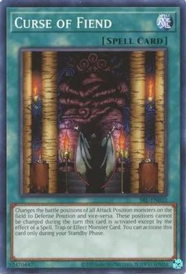 Curse of Fiend - SRL-EN032 - Common Unlimited (25th Reprint) Spell Ruler 25th Anniversary Singles