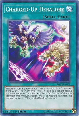 Charged-Up Heraldry - IGAS-EN060 - Common 1st Edition Ignition Assault 1st Edition Singles (espanol)