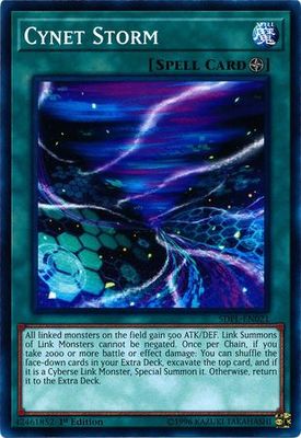 Cynet Storm - SDPL-EN021 - Common 1st Edition Structure Deck: Powercode Link 1st Edition Singles (espanol)