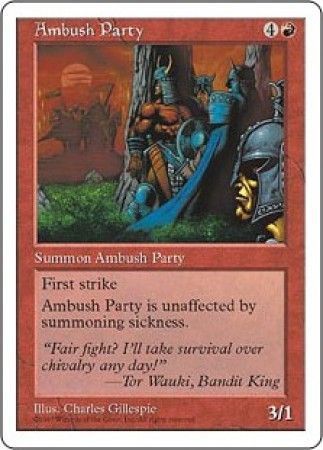 Ambush Party MTG 5th Edition (Magic Cards) Singles