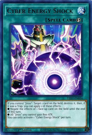 Cyber Energy Shock - LED7-EN034 - Rare 1st Edition Legendary Duelists: Rage of Ra 1st Edition Singles