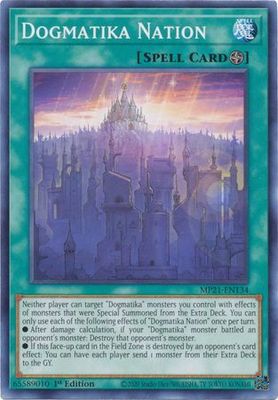 Dogmatika Nation - MP21-EN134 - Common 1st Edition 2021 Mega-Tin: Ancient Battles 1st Edition Singles