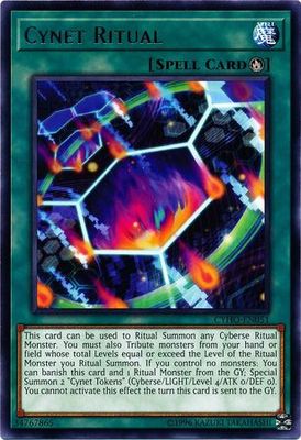 Cynet Ritual - CYHO-EN051 - Rare Unlimited Cybernetic Horizon Unlimited Singles