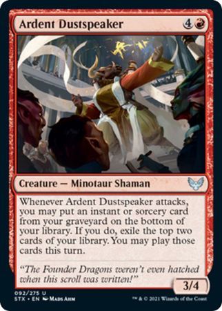 Ardent Dustspeaker 092/275 Strixhaven: School of Mages Singles
