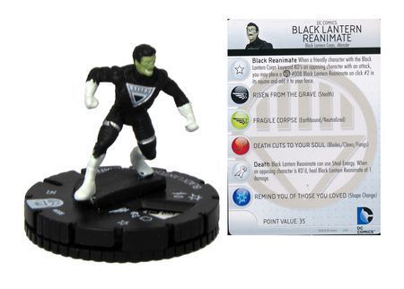 Black Lantern Reanimate #008 War of Light DC Heroclix War of Light Singles (Sin Tarjeta)