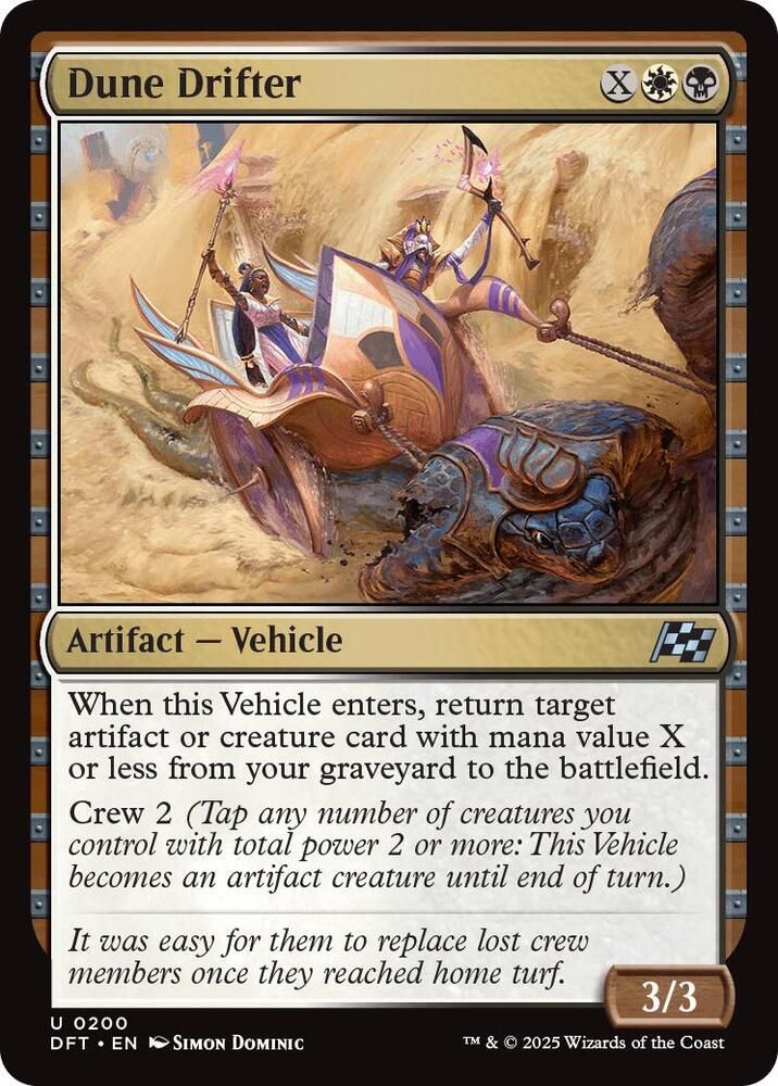 Dune Drifter - Aetherdrift (DFT) Aetherdrift