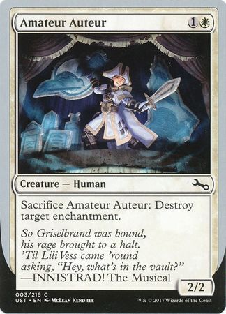 Amateur Auteur - Innistrad Unstable Singles
