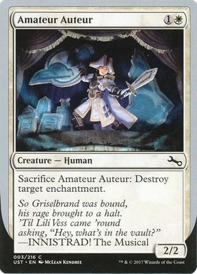Amateur Auteur - Innistrad Unstable Singles