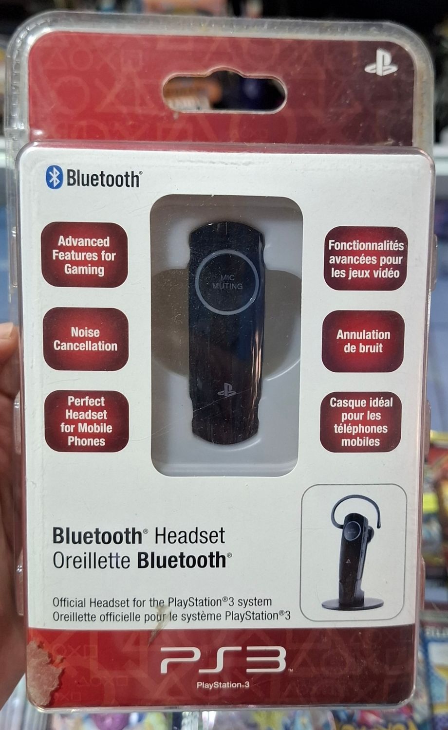 SH3 Playstation 3 Bluetooth Headset Nuevo Sellado