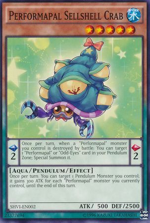 Performapal Sellshell Crab - SHVI-EN002 - Common Unlimited Shining Victories Unlimited Singles