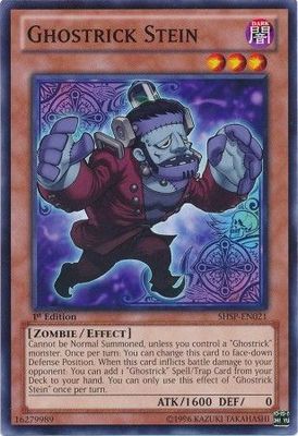 Ghostrick Stein - SHSP-EN021 - Common 1st Edition Shadow Specters 1st Edition Singles (espanol)