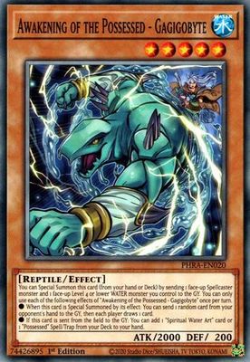 Awakening of the Possessed - Gagigobyte - PHRA-EN020 - Common 1st Edition Phantom Rage 1st Edition Singles [PHRA]