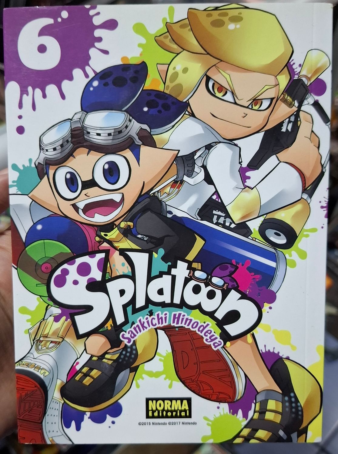 SH3 Splatoon Manga Volumen 6 Espanol Norma