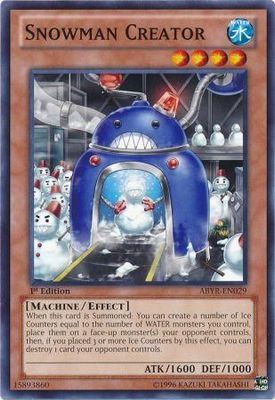 Snowman Creator - ABYR-EN029 - Common 1st Edition Abyss Rising 1st Edition Singles (esoanol)