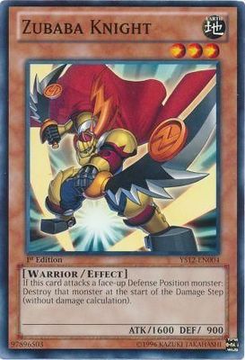 Zubaba Knight - YS12-EN004 - Common 1st Edition Starter Deck: Xyz Symphony 1st Edition Singles