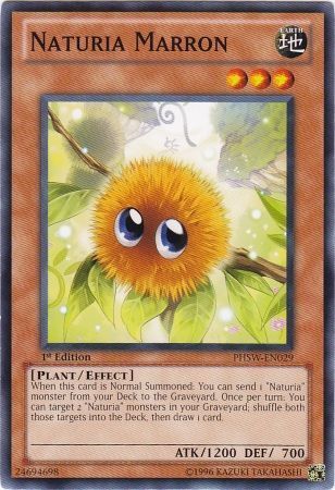 Naturia Marron - PHSW-EN029 - Common 1st Edition Photon Shockwave 1st Edition Singles (espanol)