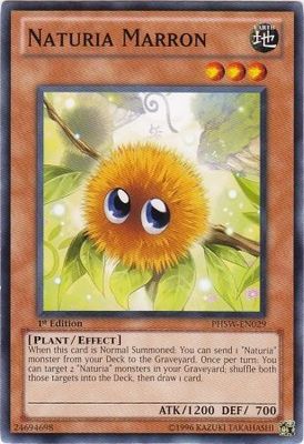 Naturia Marron - PHSW-EN029 - Common 1st Edition Photon Shockwave 1st Edition Singles (espanol)