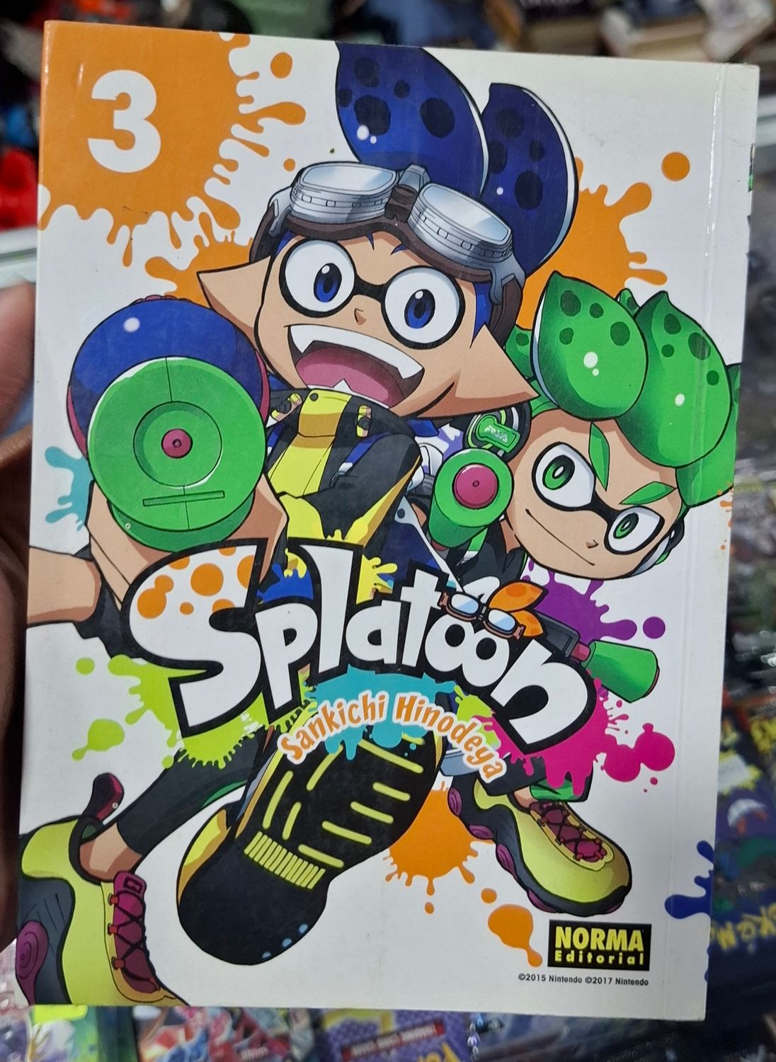 SH3 Splatoon Manga Volumen 3 Espanol Norma