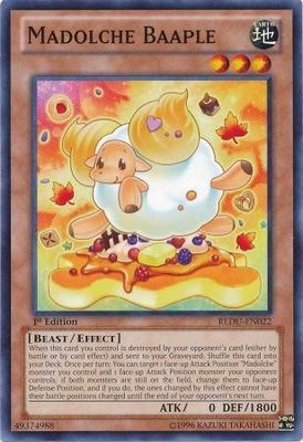 Madolche Baaple - REDU-EN022 - Common 1st Edition Return of the Duelist 1st Edition Singles (espanol)