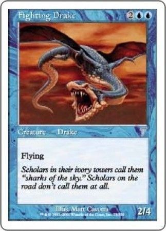 Fighting Drake 73/350 - MTG 7th Edition Singles