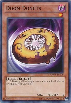 Doom Donuts - GAOV-EN096 - Common Unlimited Galactic Overlord Unlimited Singles