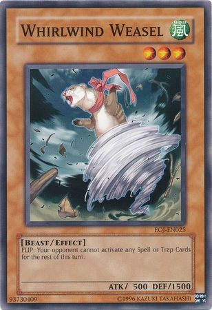 Whirlwind Weasel - EOJ-EN025 - Common Unlimited Enemy Of Justice [EOJ] Unlimited Singles