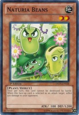 Naturia Beans - DREV-EN028 - Common 1st Edition Duelist Revolution 1st Edition Singles