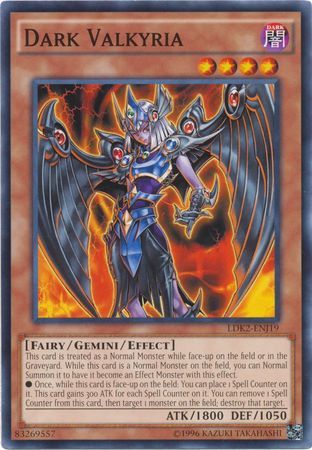 Dark Valkyria - LDK2-ENJ19 - Common Unlimited Legendary Decks II - Joey Unlimited Singles