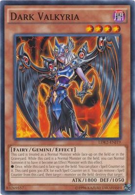 Dark Valkyria - LDK2-ENJ19 - Common Unlimited Legendary Decks II - Joey Unlimited Singles