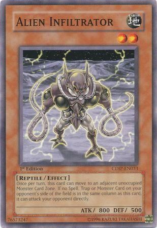 Alien Infiltrator - CDIP-EN033 - Common 1st Edition Cyberdark Impact [CDIP] 1st Edition Singles