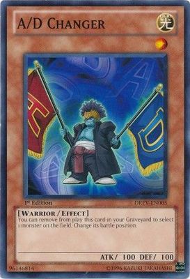 A/D Changer - DREV-EN005 - Common 1st Edition Duelist Revolution 1st Edition Singles (espanol)