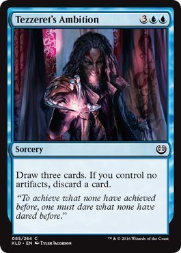Tezzeret&#39;s Ambition 065/264 Kaladesh Singles (Español)