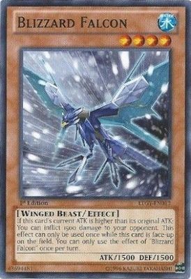 Blizzard Falcon - LTGY-EN012 - Common 1st Edition Lord of the Tachyon Galaxy 1st Edition Singles