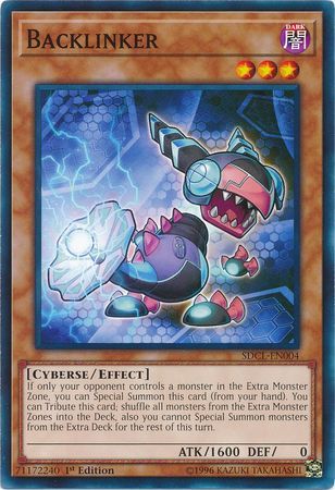 Backlinker - SDCL-EN004 - Common 1st Edition Cyberse Link Singles