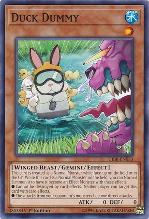 Duck Dummy - CIBR-EN033 - Common 1st Edition Circuit Break 1st Edition Singles