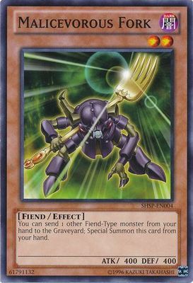 Malicevorous Fork - SHSP-EN004 - Common Unlimited Shadow Specters Unlimited Singles