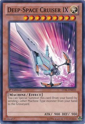 Deep-Space Cruiser IX - LVAL-EN010 - Common 1st Edition Legacy of the Valiant 1st Edition Singles
