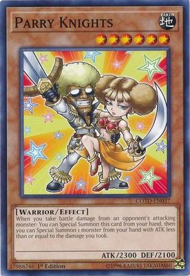 Parry Knights - COTD-EN037 - Common 1st Edition Code of the Duelist 1st Edition Singles (espanol)
