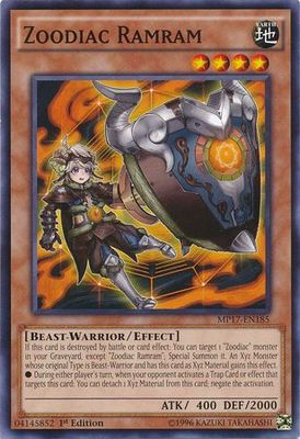 Zoodiac Ramram - MP17-EN185 - Common 1st Edition 2017 Mega-Tins 1st Edition Singles