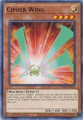 Cipher Wing - DLCS-EN124 - Common 1st Edition Dragons of Legend The Complete Series 1st Edition Singles