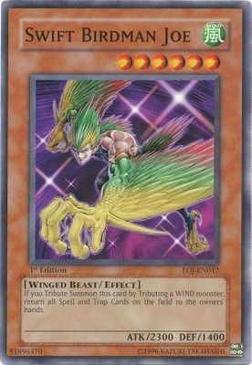Swift Birdman Joe - EOJ-EN012 - Common 1st Edition Enemy Of Justice [EOJ] 1st Edition Singles
