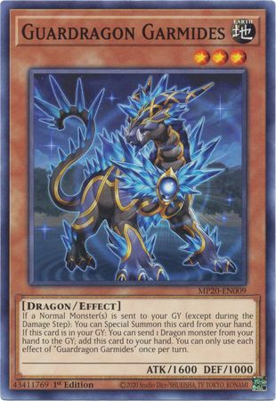 Guardragon Garmides - MP20-EN009 - Common 1st Edition 2020 Mega-Tin: Lost Memories 1st Edition Singles