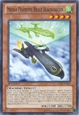 Mecha Phantom Beast Blackfalcon - LTGY-EN023 - Common 1st Edition Lord of the Tachyon Galaxy 1st Edition Singles