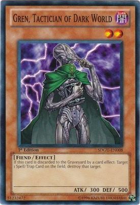 Gren, Tactician of Dark World - SDGU-EN008 - Common 1st Edition Structure Deck: Gates of the Underworld 1st Edition Singles